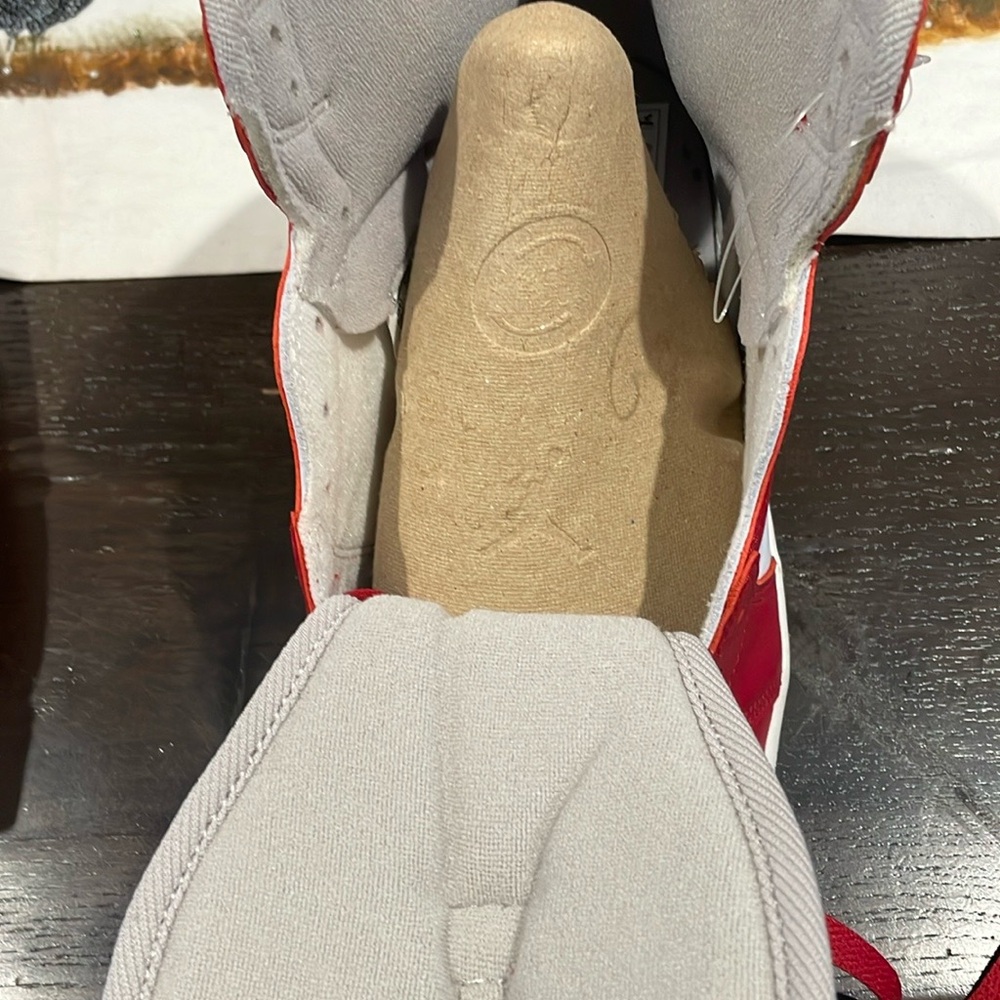 “HOST PICK”Nike Air Red and White High-Top Sneakers Air Jordan’s NWT - Picture 7 of 12